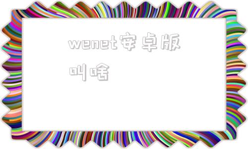 wenet安卓版叫啥wetool免费版40下载